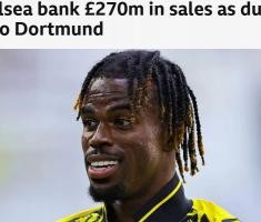 BBC：切尔西今夏收入2.734亿镑&amp;支出2.77亿镑，欧足联要求盈利